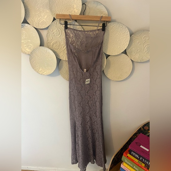 NWT XS Lyrebird Anthro Lace Maxi Slip Dress - Picture 4 of 6